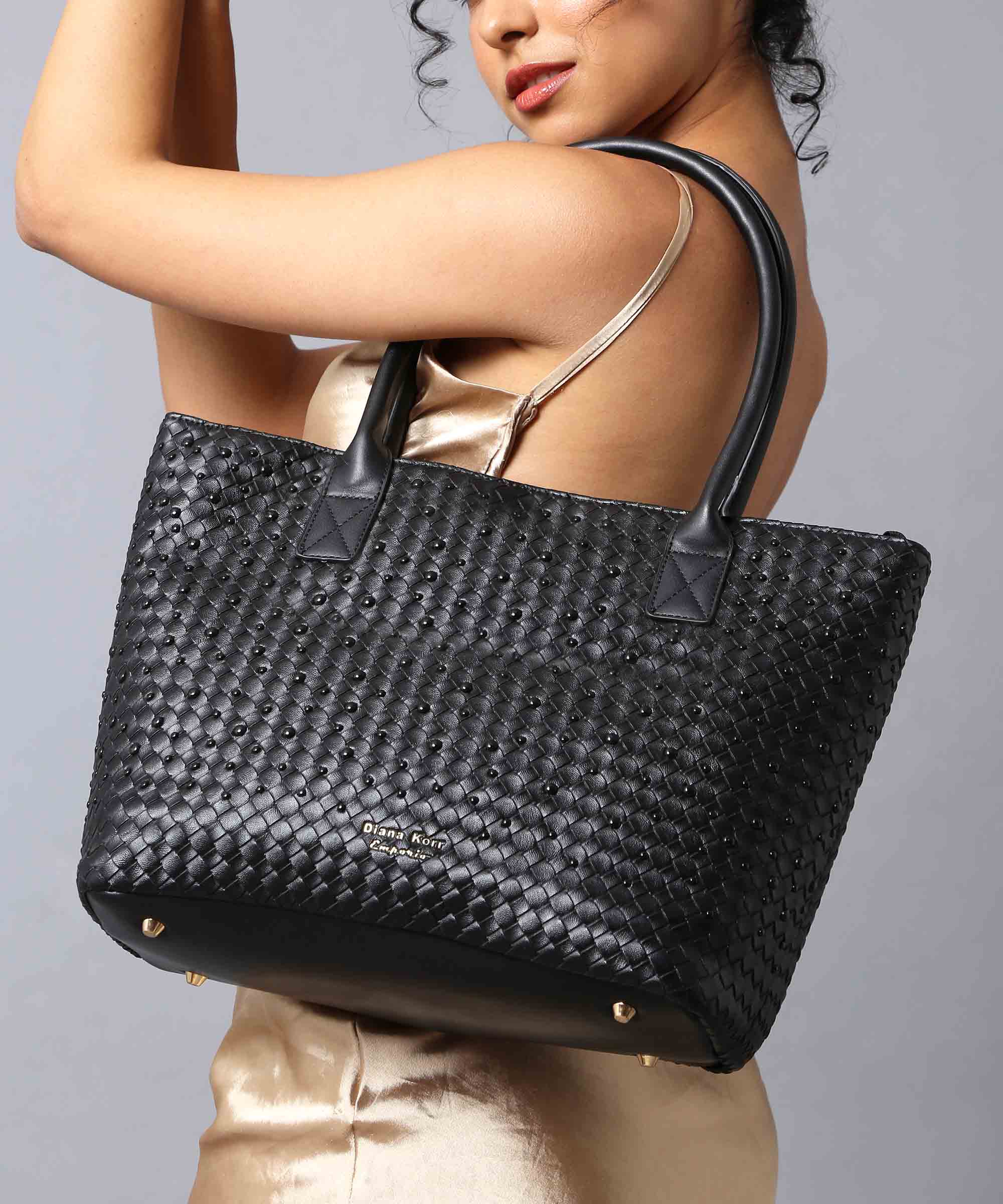 Stylish Woven Tote Bag for Everyday Elegance