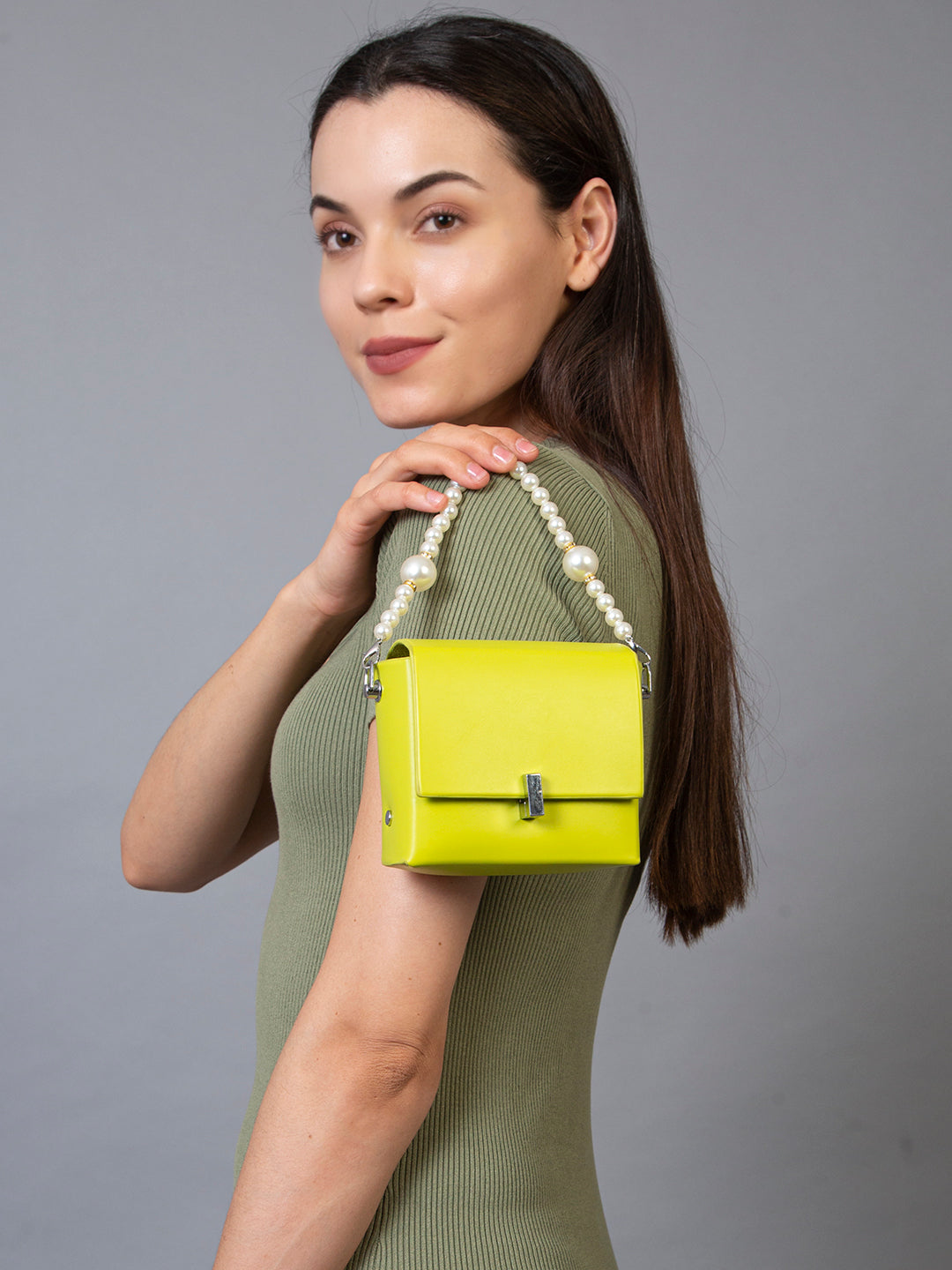 Filauri Pearl Handle Mini Box Bag