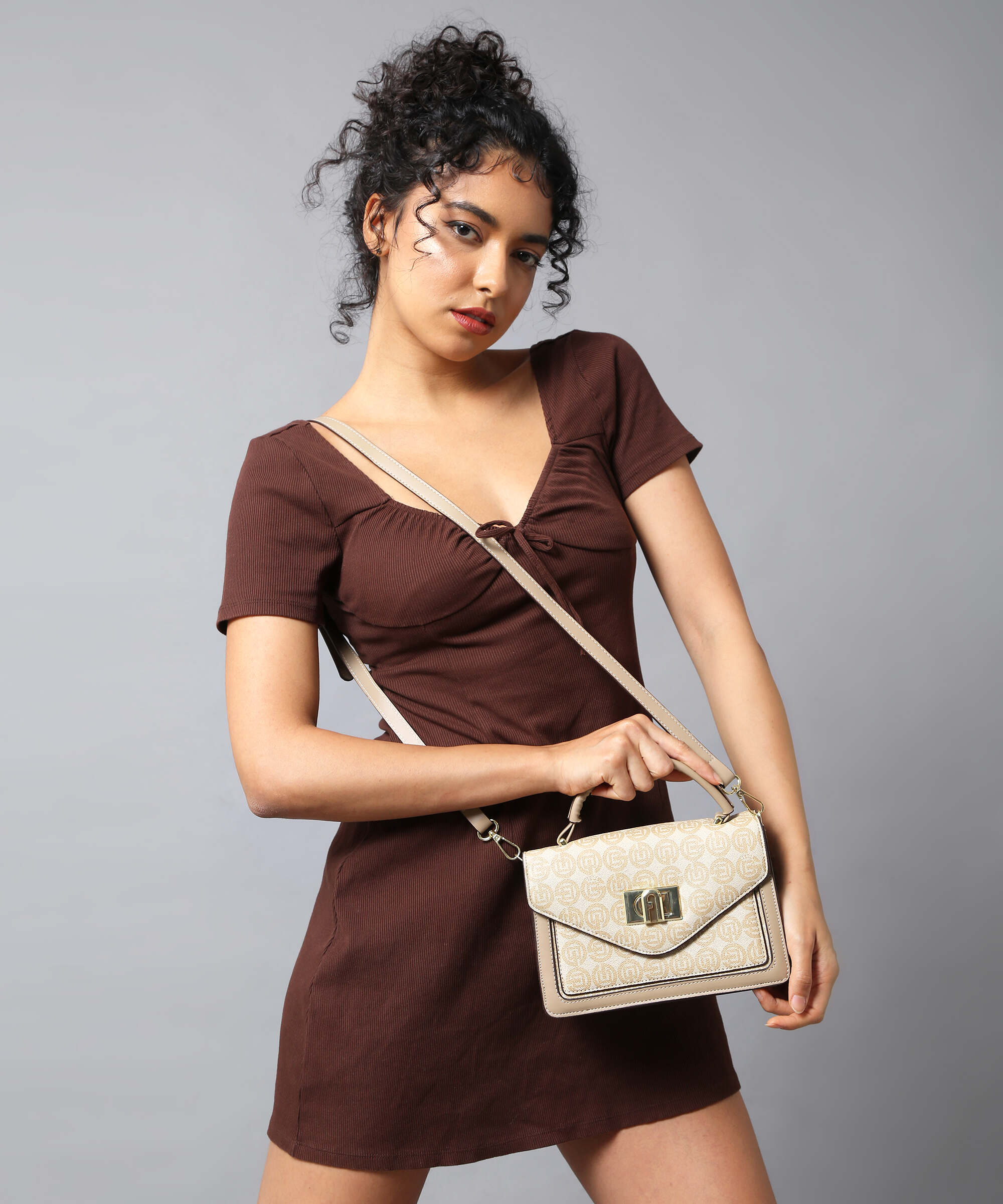 Filauri Signature Monogram Handbag