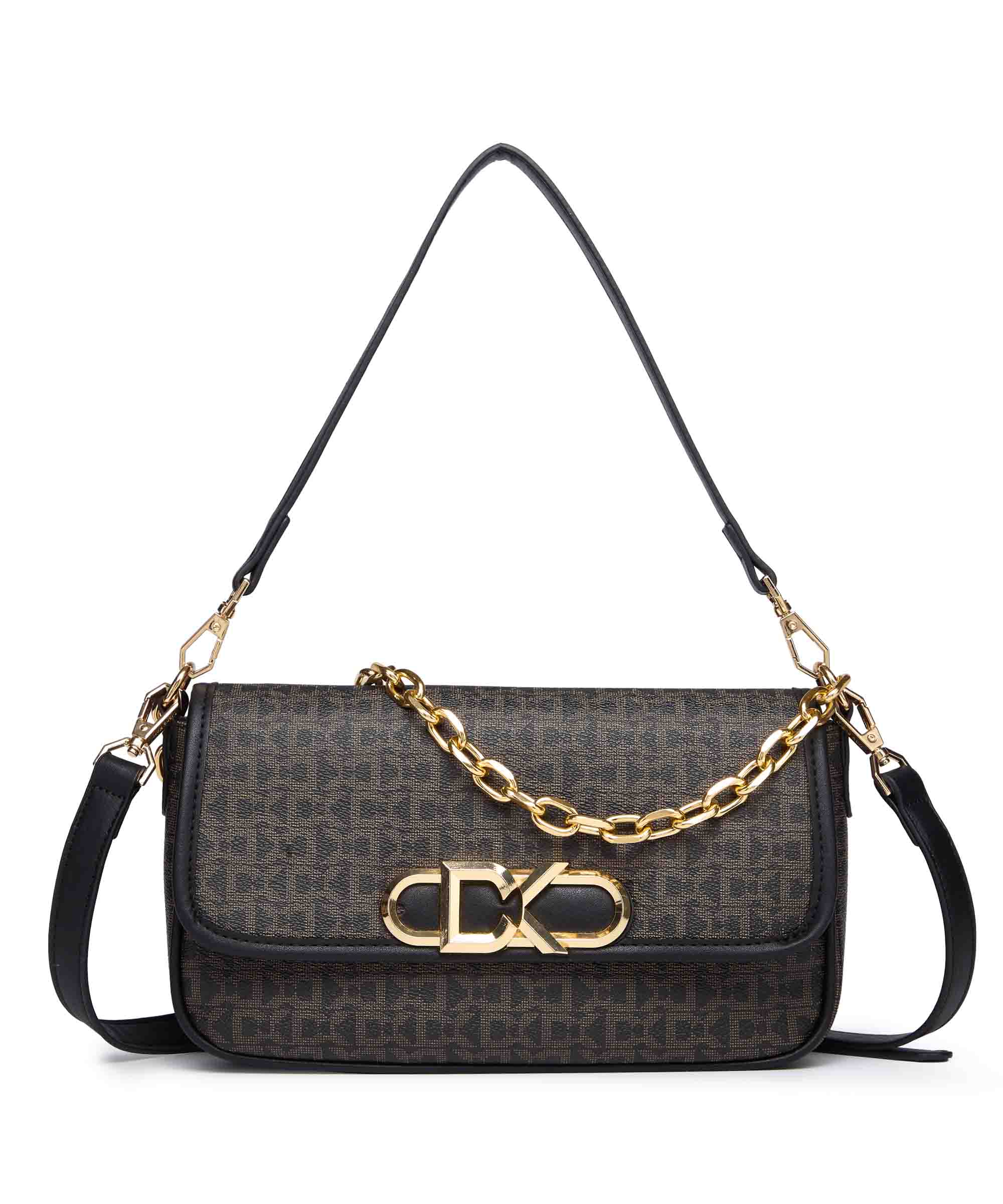 Diana Korr Monogram Convertible Sling and Shoulder Bag