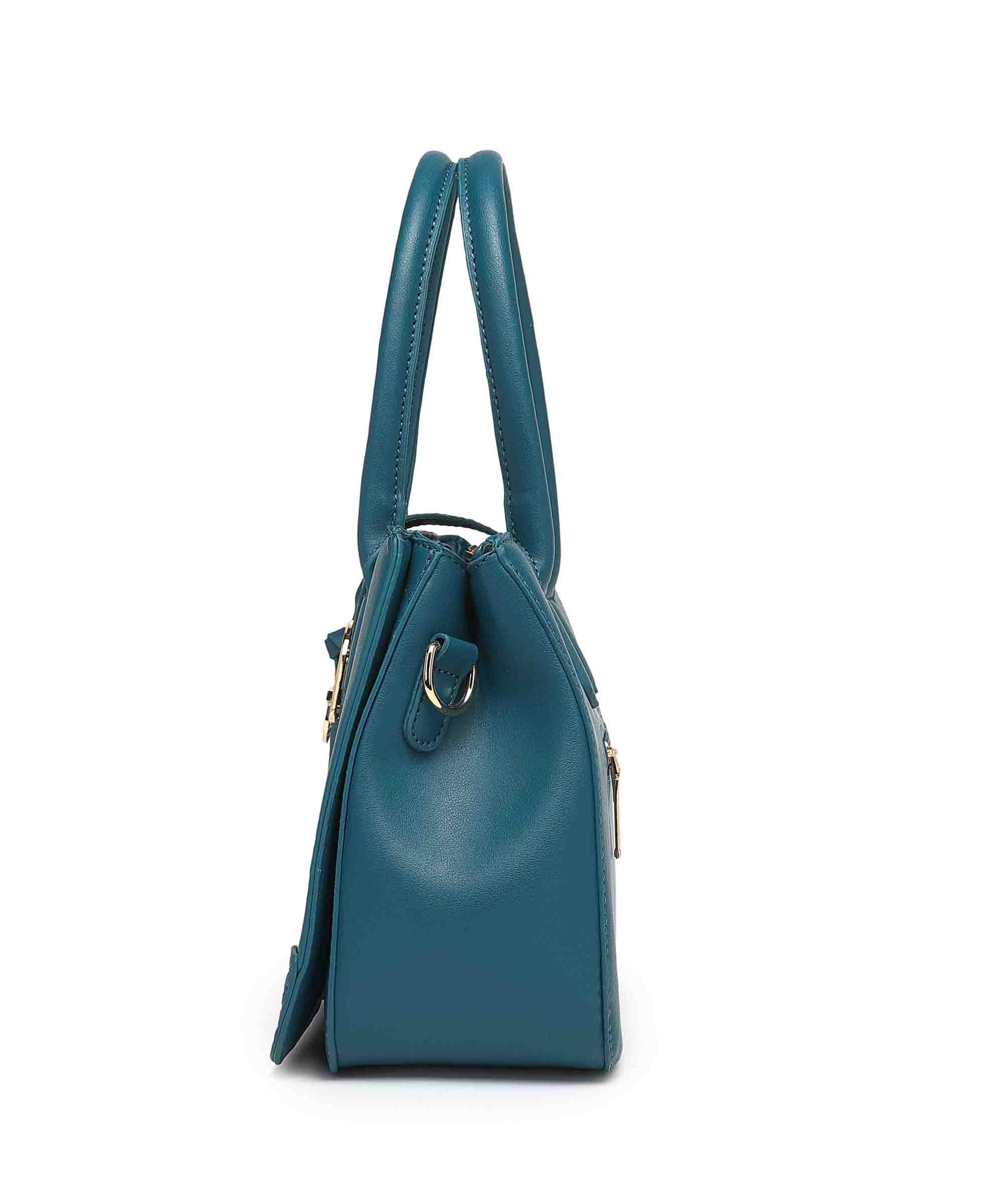 Diana Korr Croc-Embossed Satchel Bag