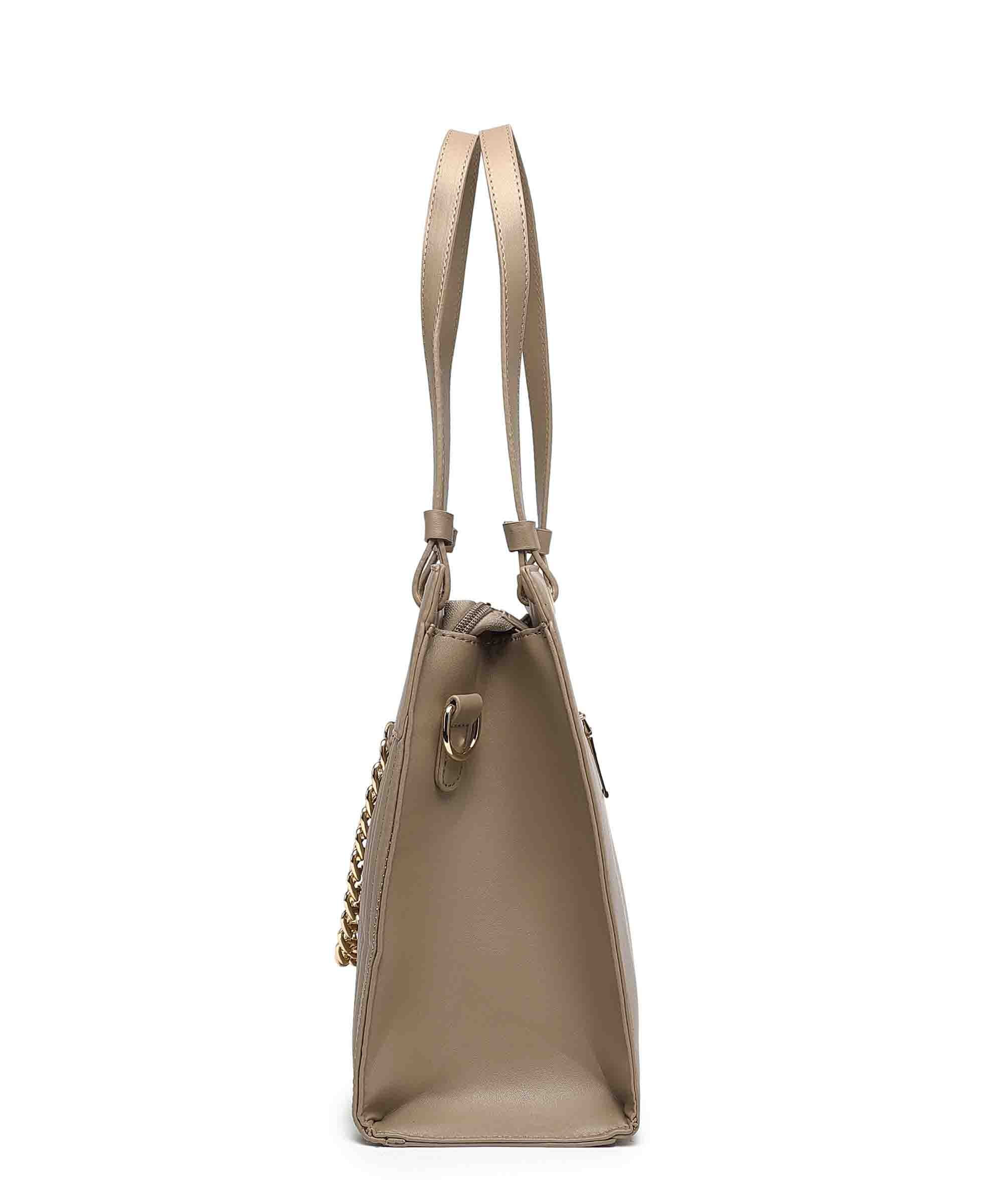 Diana Korr Quilted Chain Tote Bag