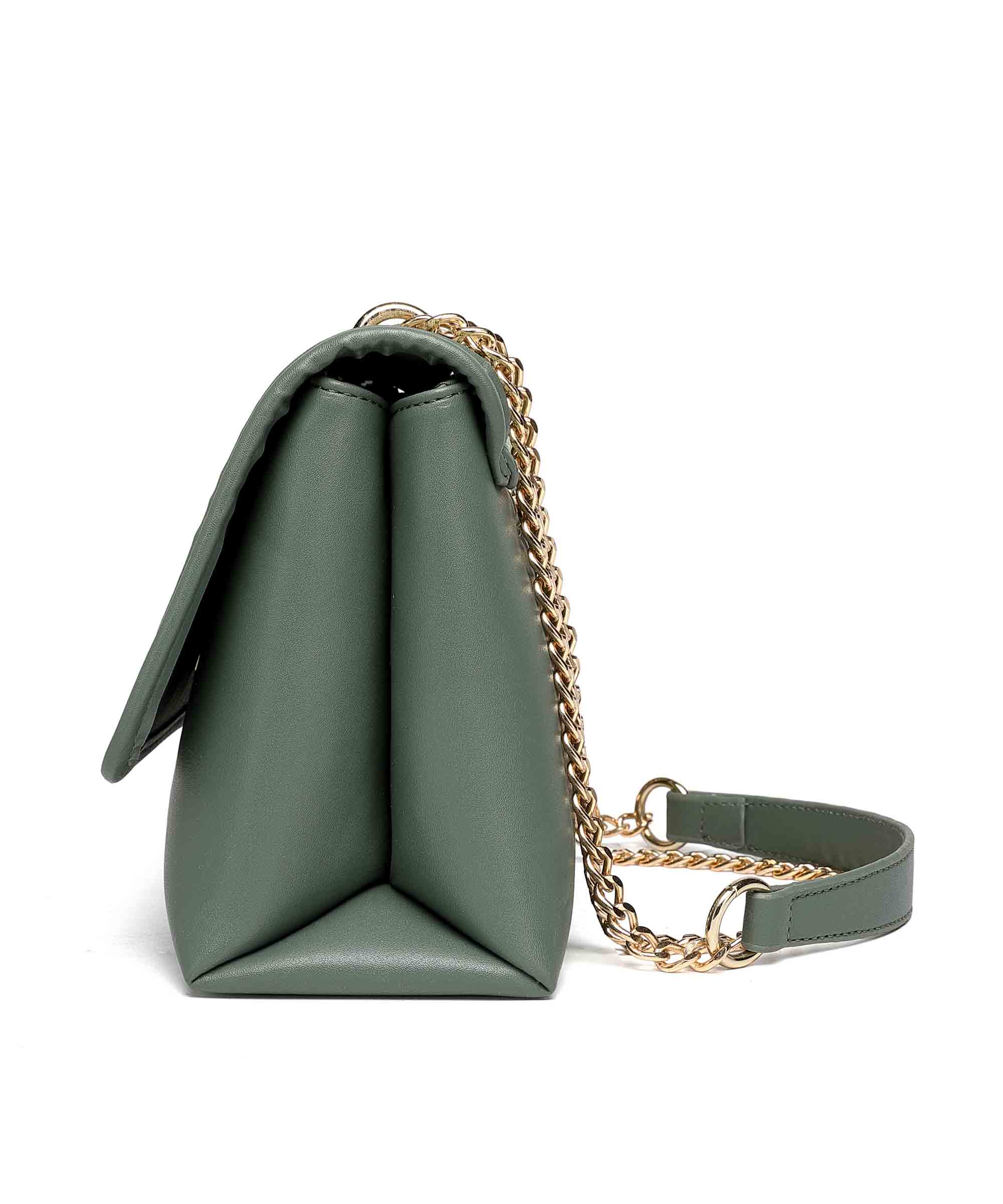 Diana Korr Woven Flap Shoulder Bag