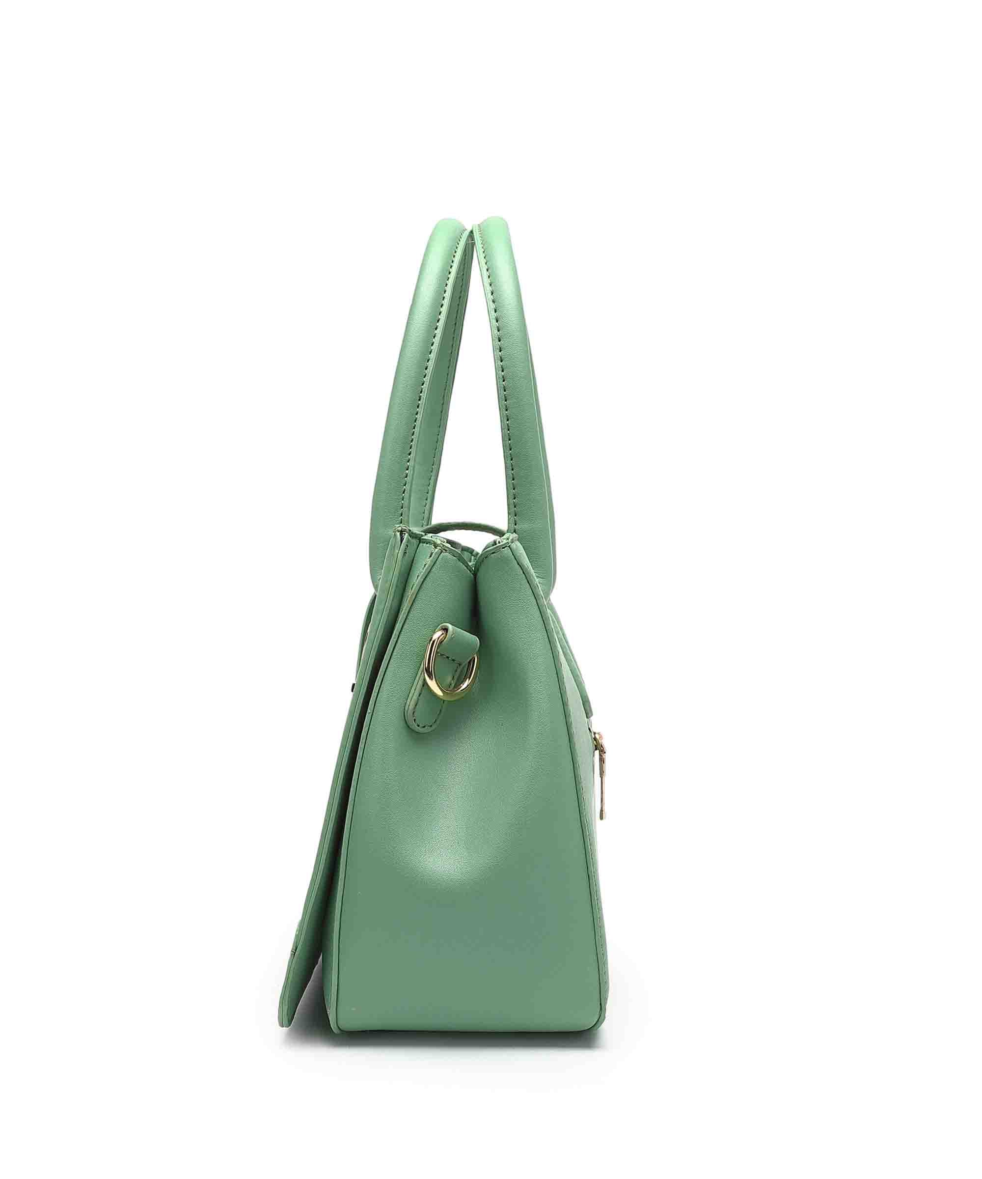Diana Korr Croc-Embossed Satchel Bag