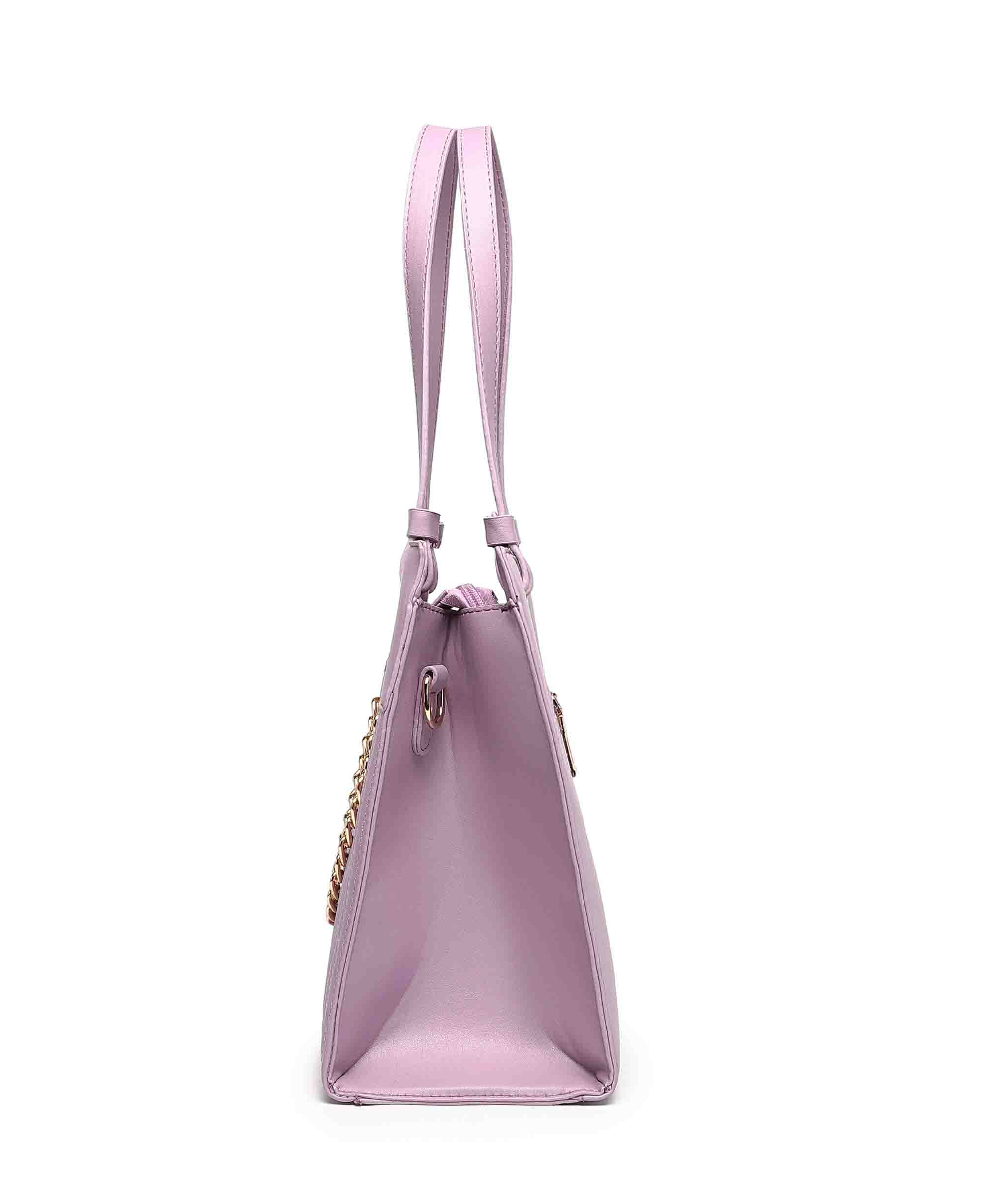 Diana Korr Quilted Chain Tote Bag