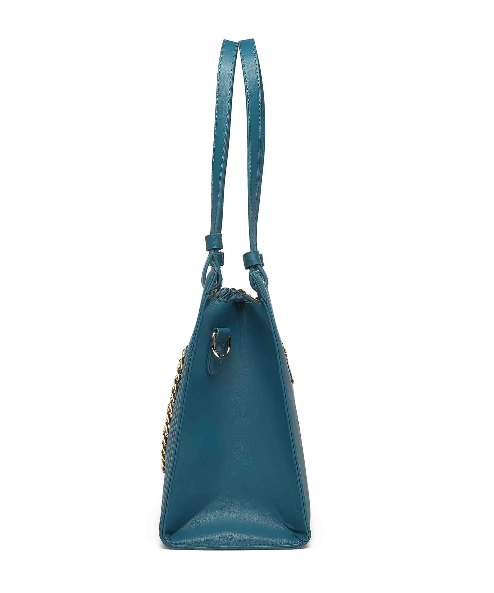 Diana Korr Quilted Chain Tote Bag