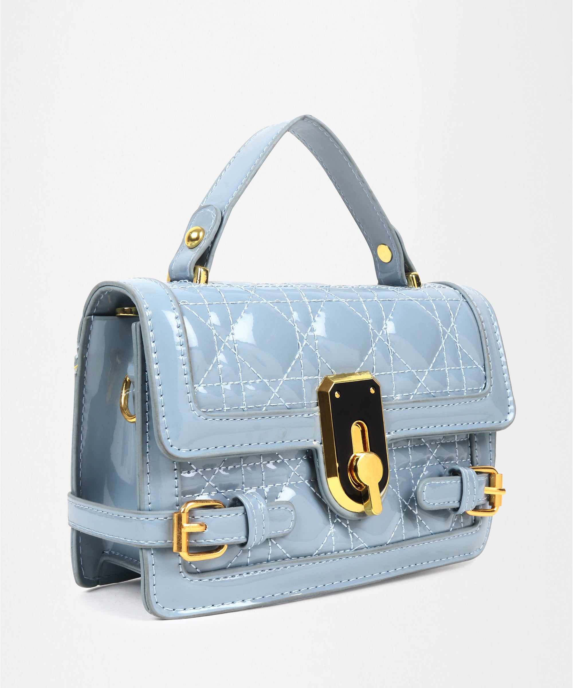 Filauri Quilted Buckle Handbag