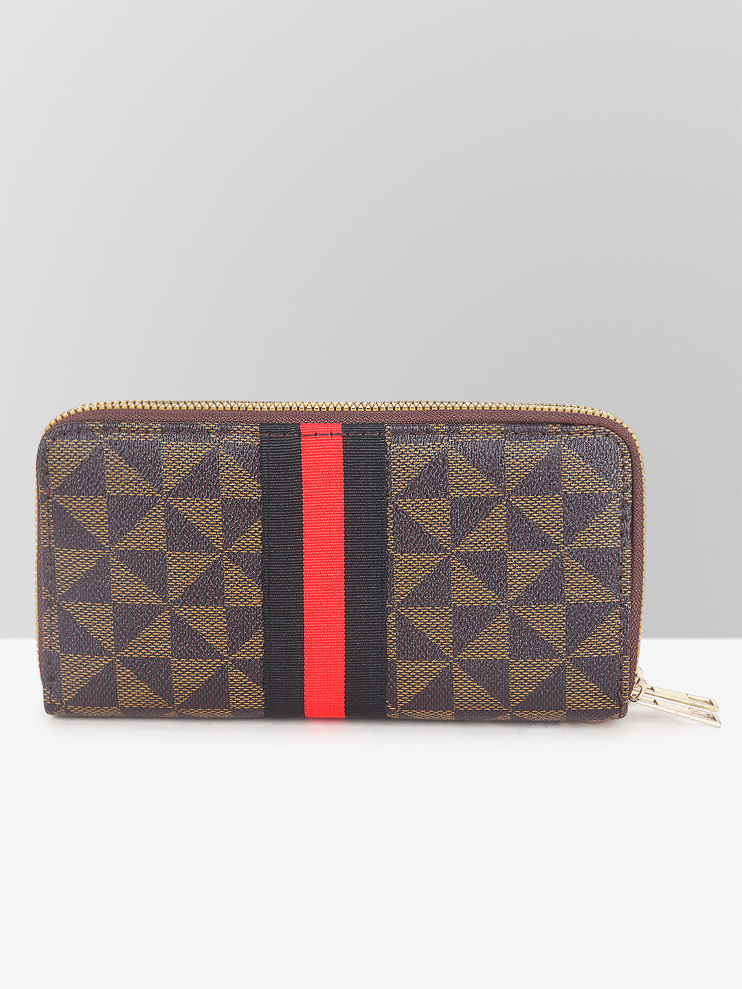 Filauri Elegant Dual-Zip Wallet with Patterned Design