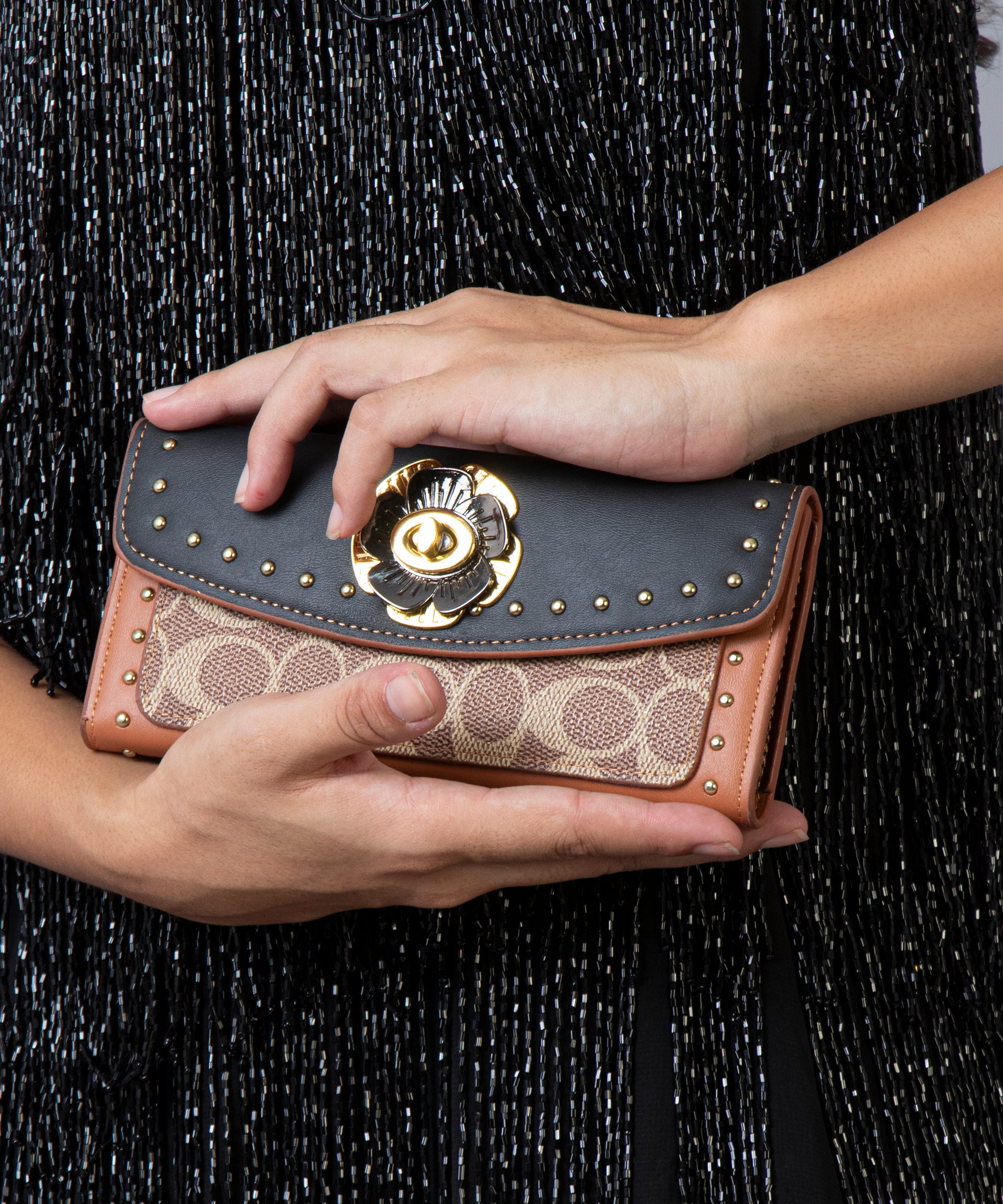 Filauri Floral Elegance Clutch Wallet
