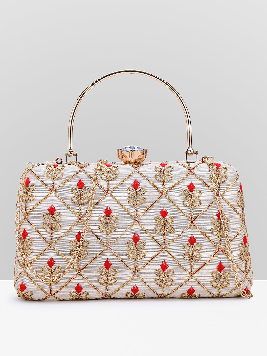 Filauri EleganceEmbrace Floral Clutch