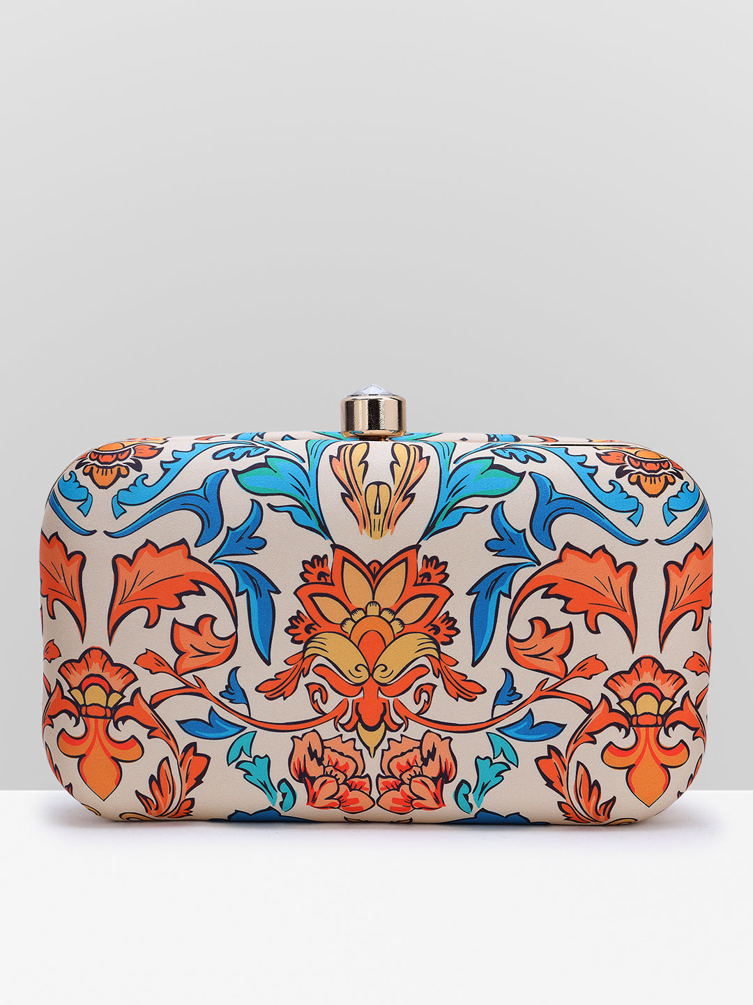 Filauri Floral Fusion Printed Clutch