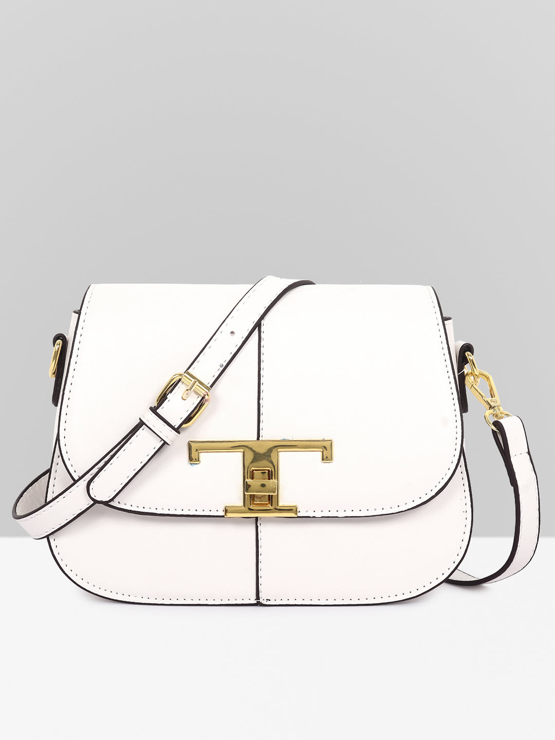 Filauri Luxe Gold Accented Sling Bag
