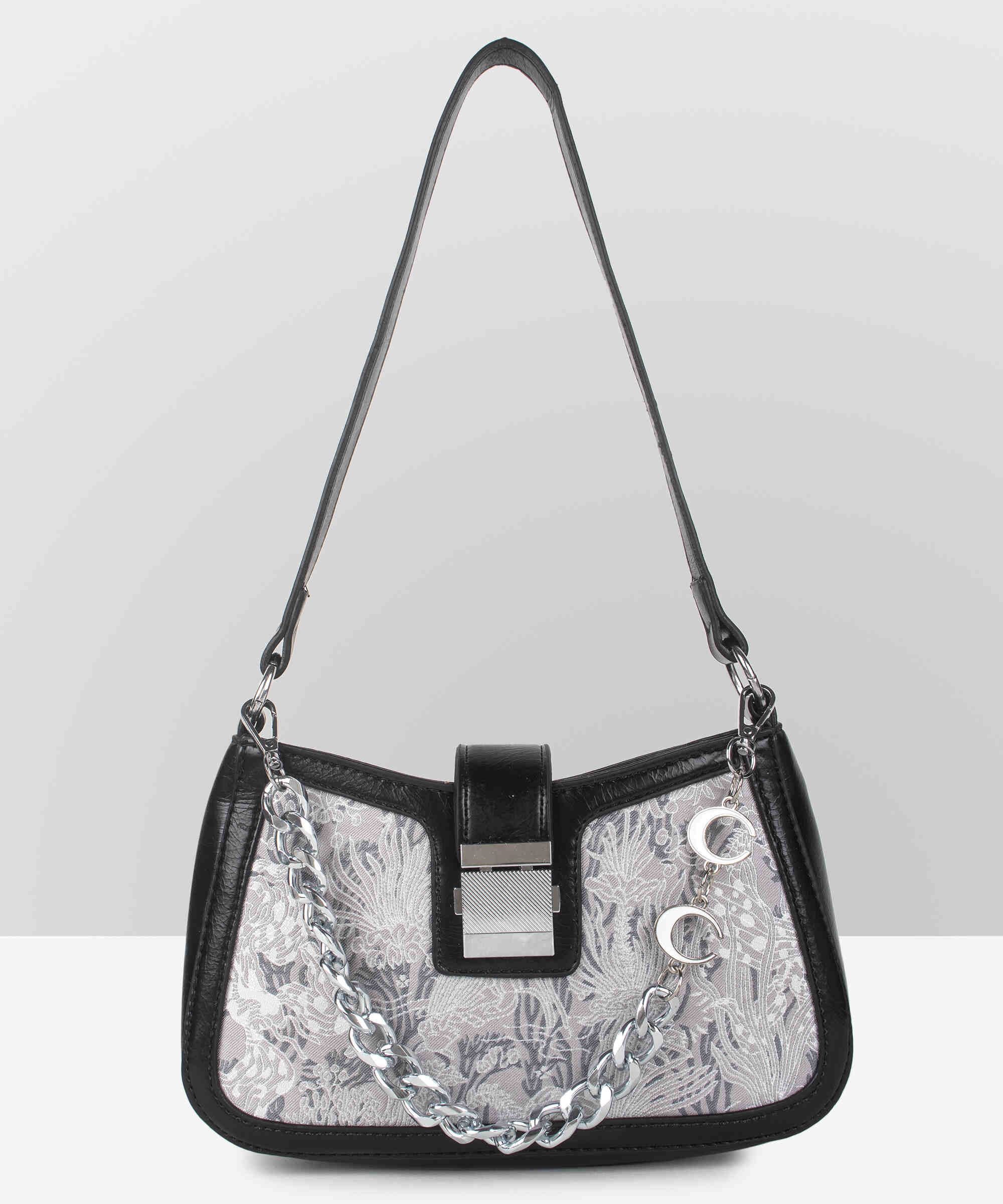 Filauri SilverGleam Chain Shoulder Bag