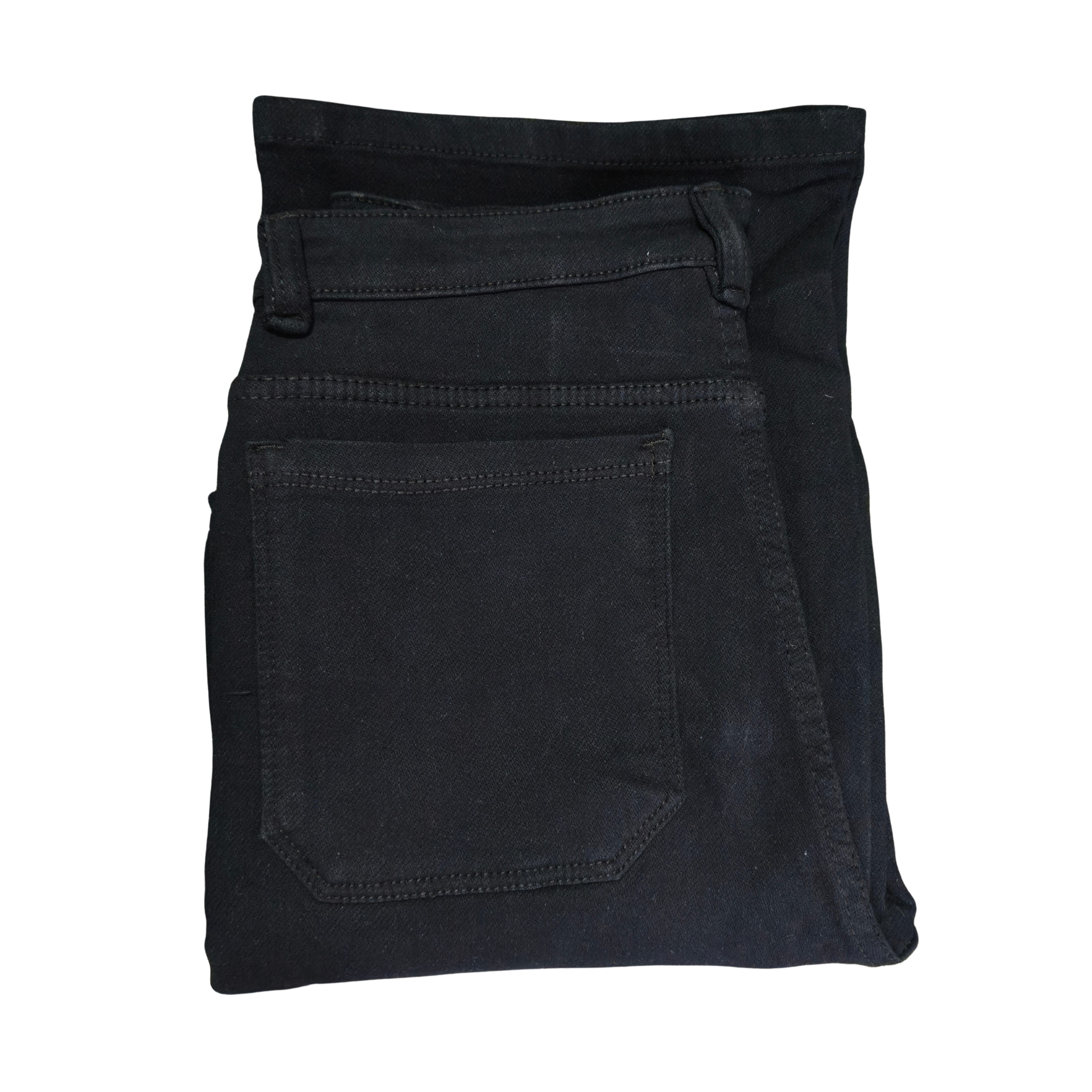 Filauri Women's Black High Rise Wide Leg Stretchable Jeans