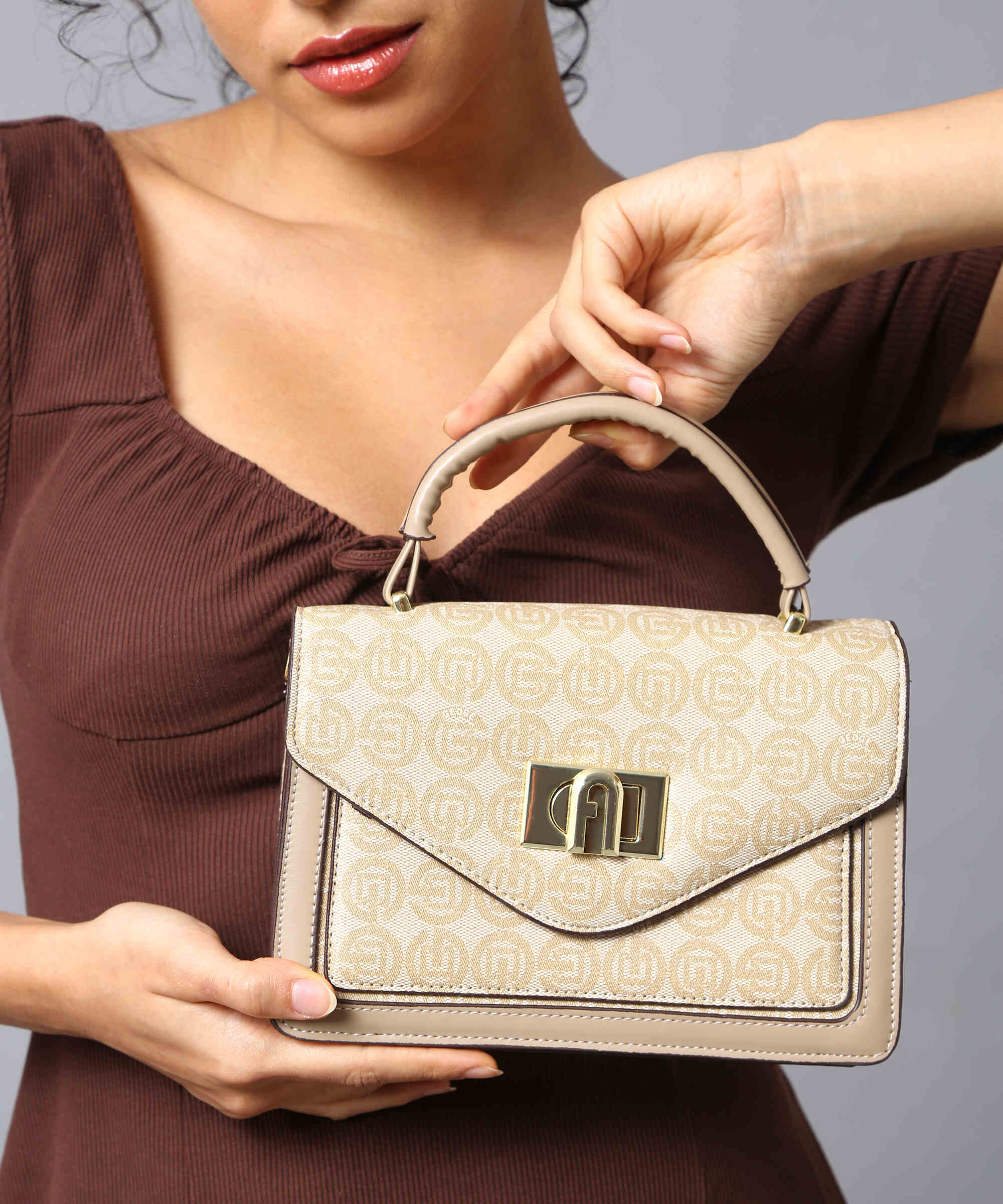 Filauri Signature Monogram Handbag