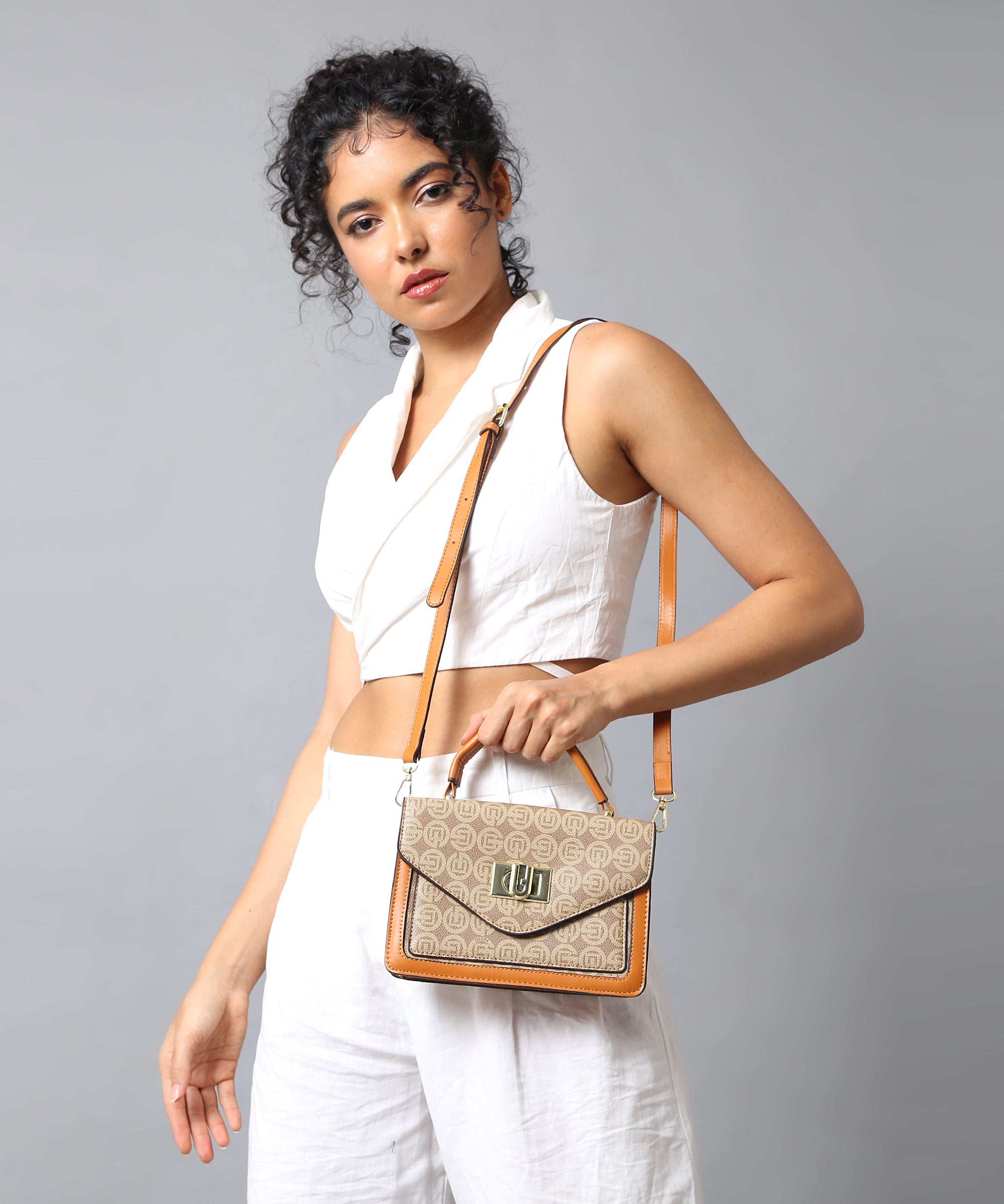Filauri Signature Monogram Handbag