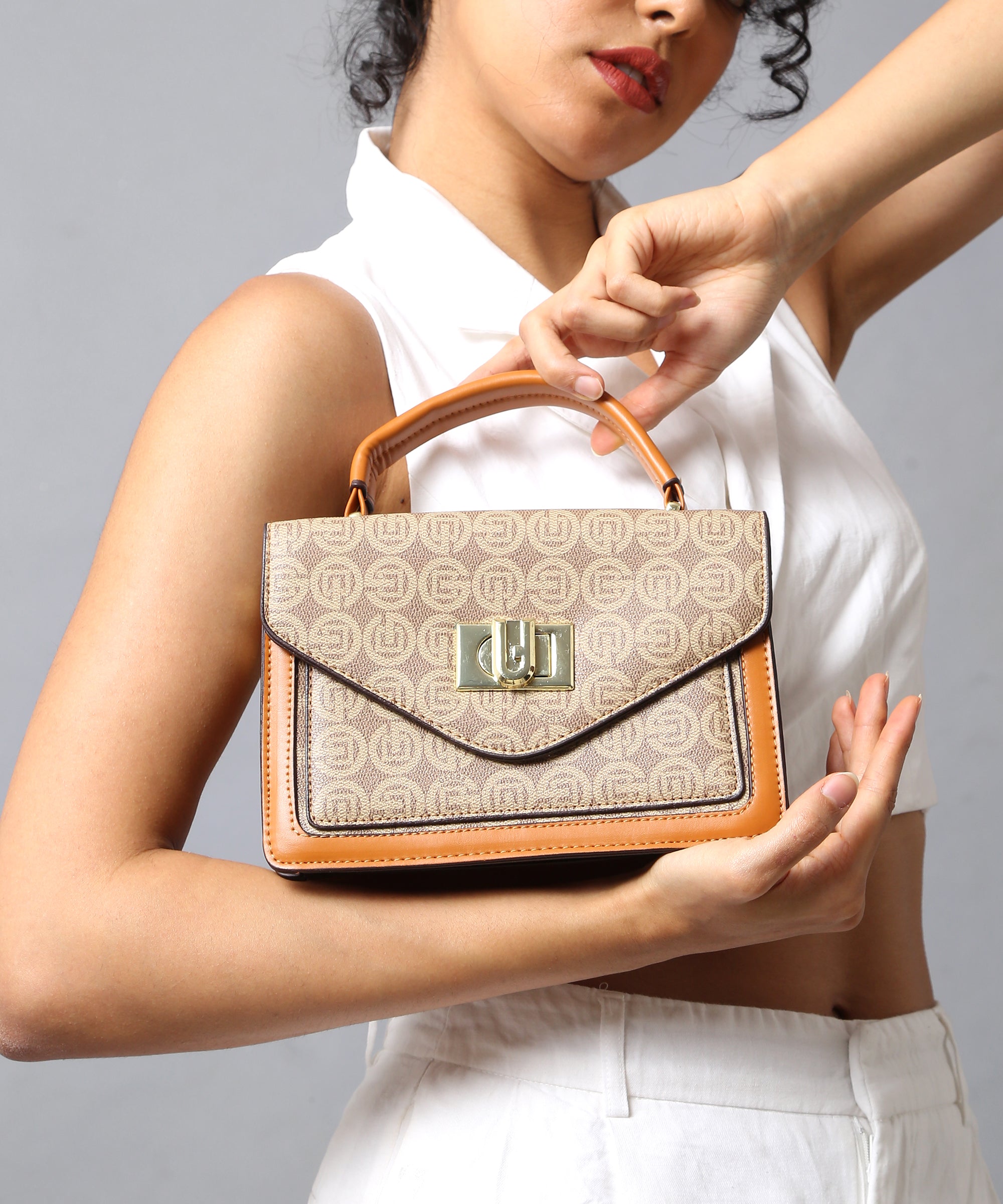 Filauri Signature Monogram Handbag