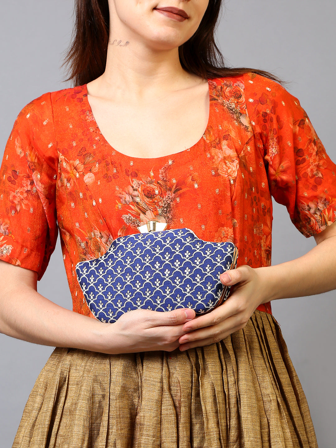 Filauri RoyalCharm Embroidered Clutch