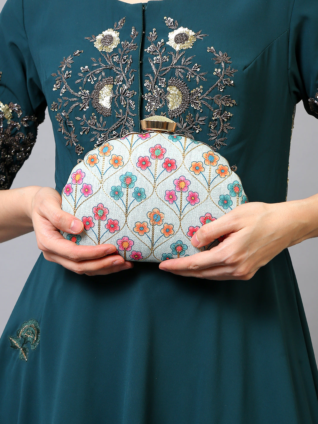 Filauri Floral Structured Sling Bag