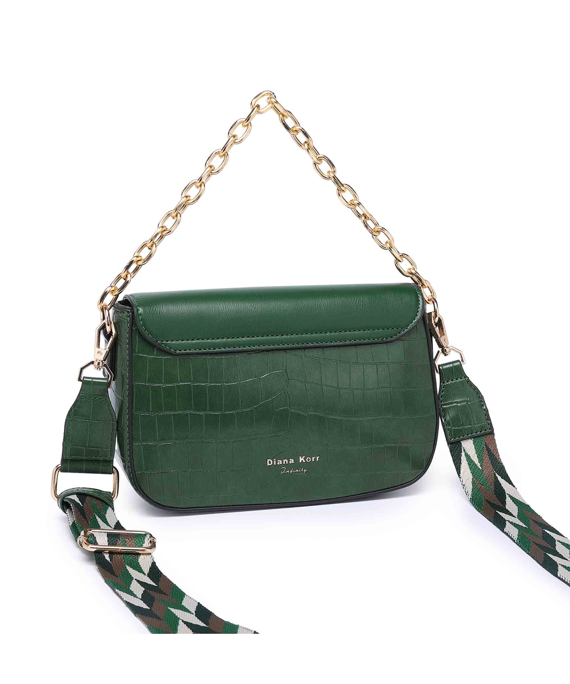 Diana Korr Chain Strap Convertible Shoulder and Sling Bag