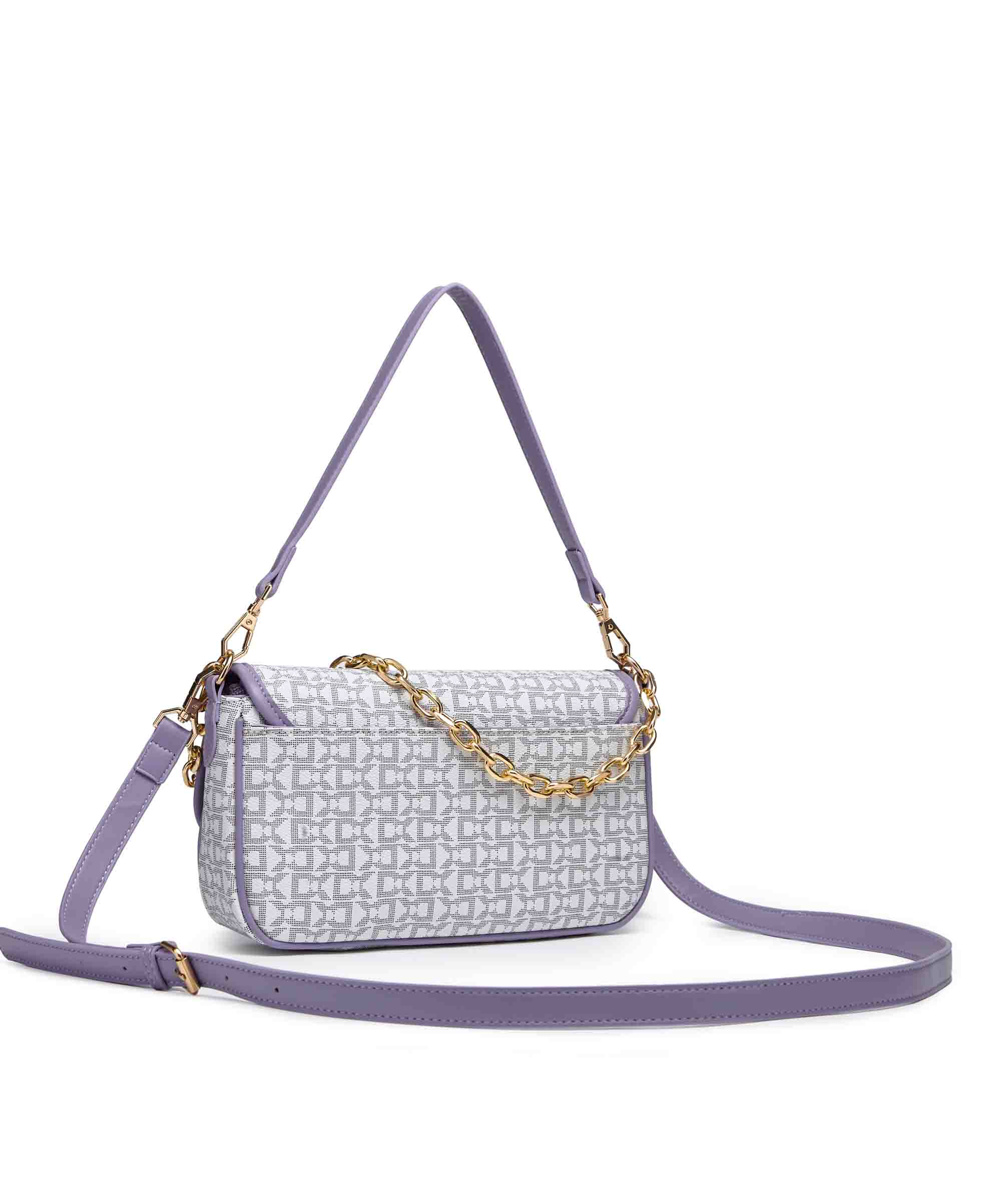 Diana Korr Monogram Convertible Sling and Shoulder Bag