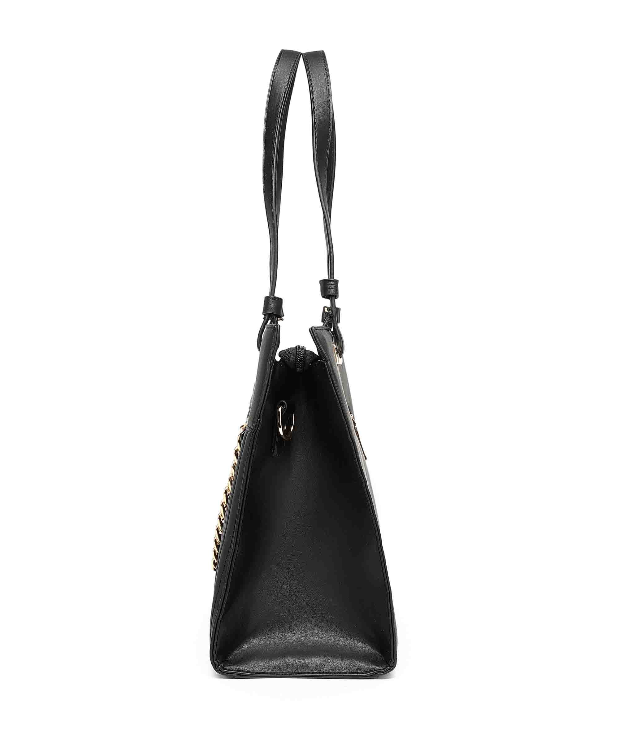 Diana Korr Quilted Chain Tote Bag