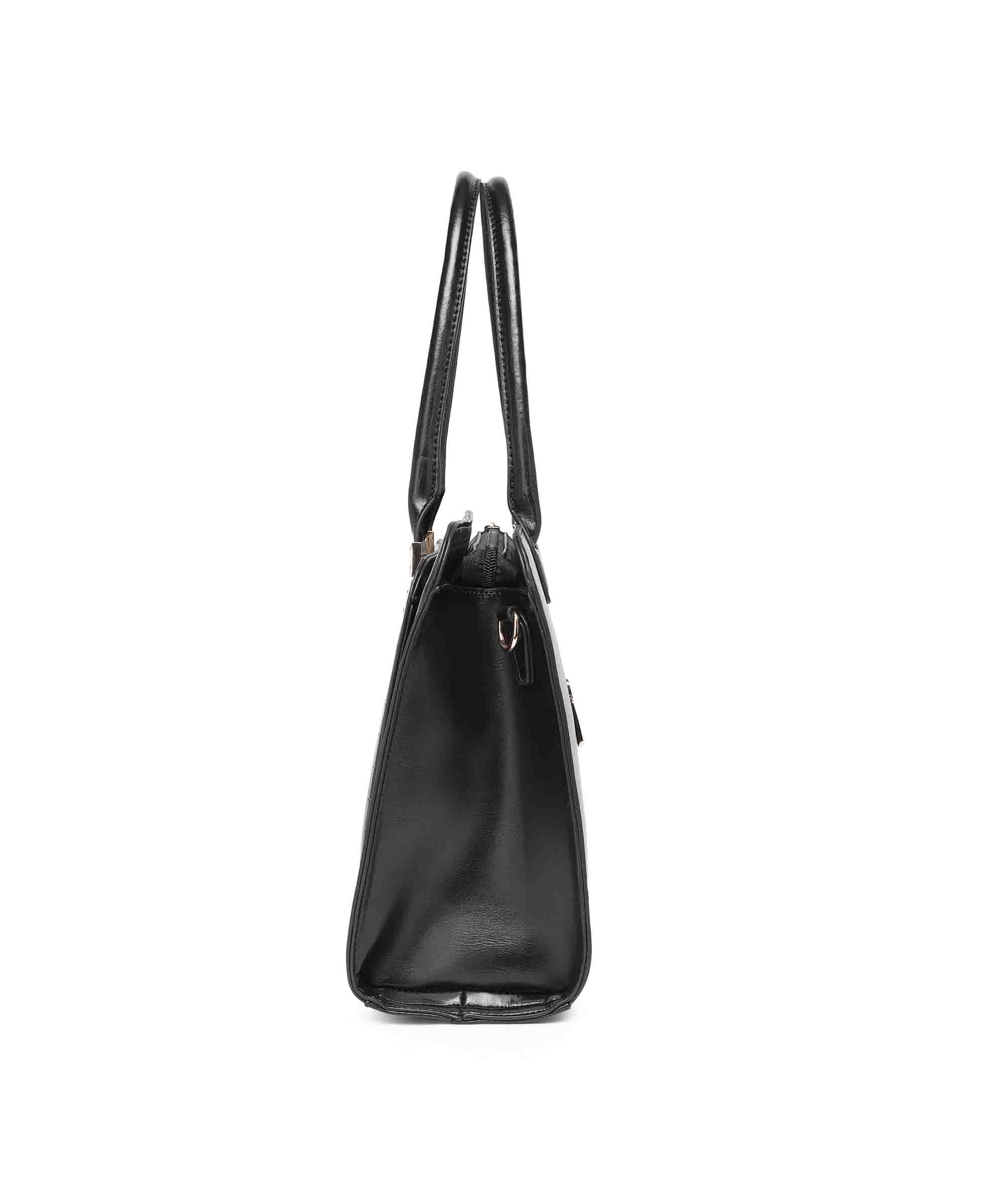 Diana Korr Croc-Embossed Structured Tote Bag