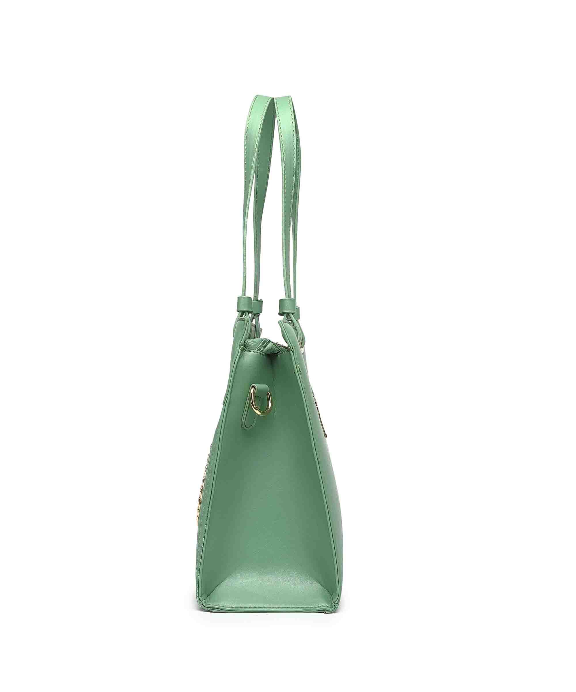 Diana Korr Quilted Chain Tote Bag
