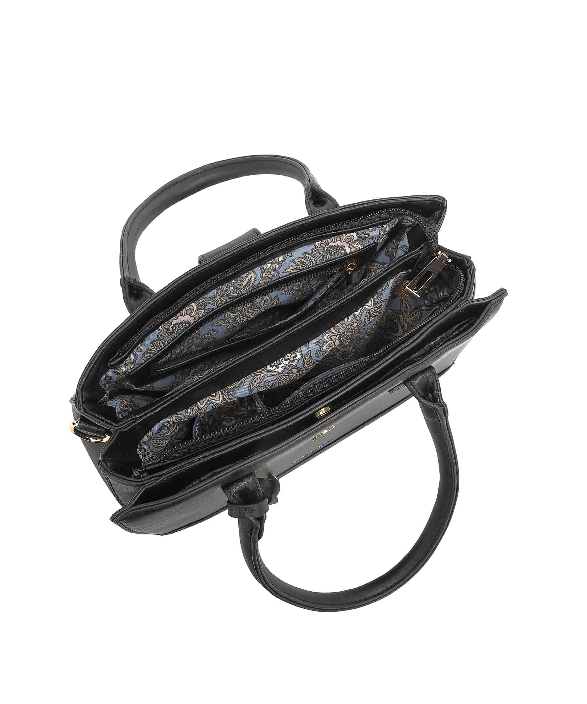 Diana Korr Croc-Embossed Satchel Bag
