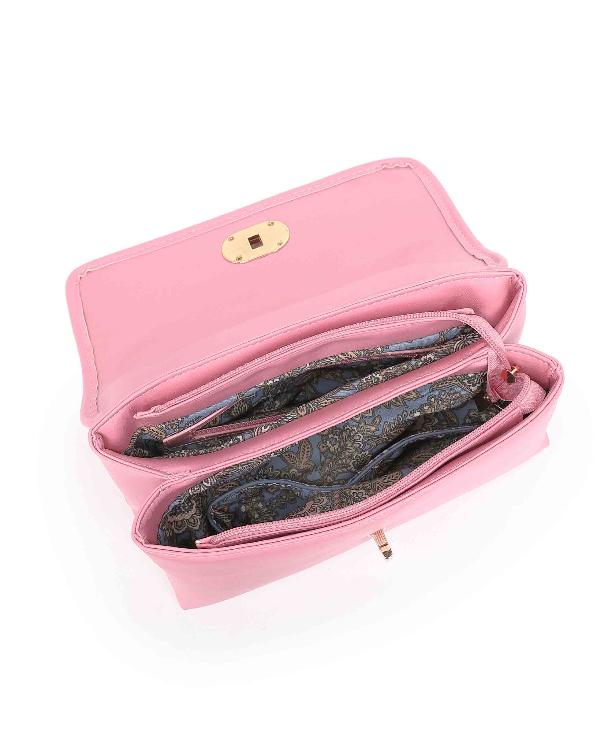 Diana Korr Woven Flap Shoulder Bag