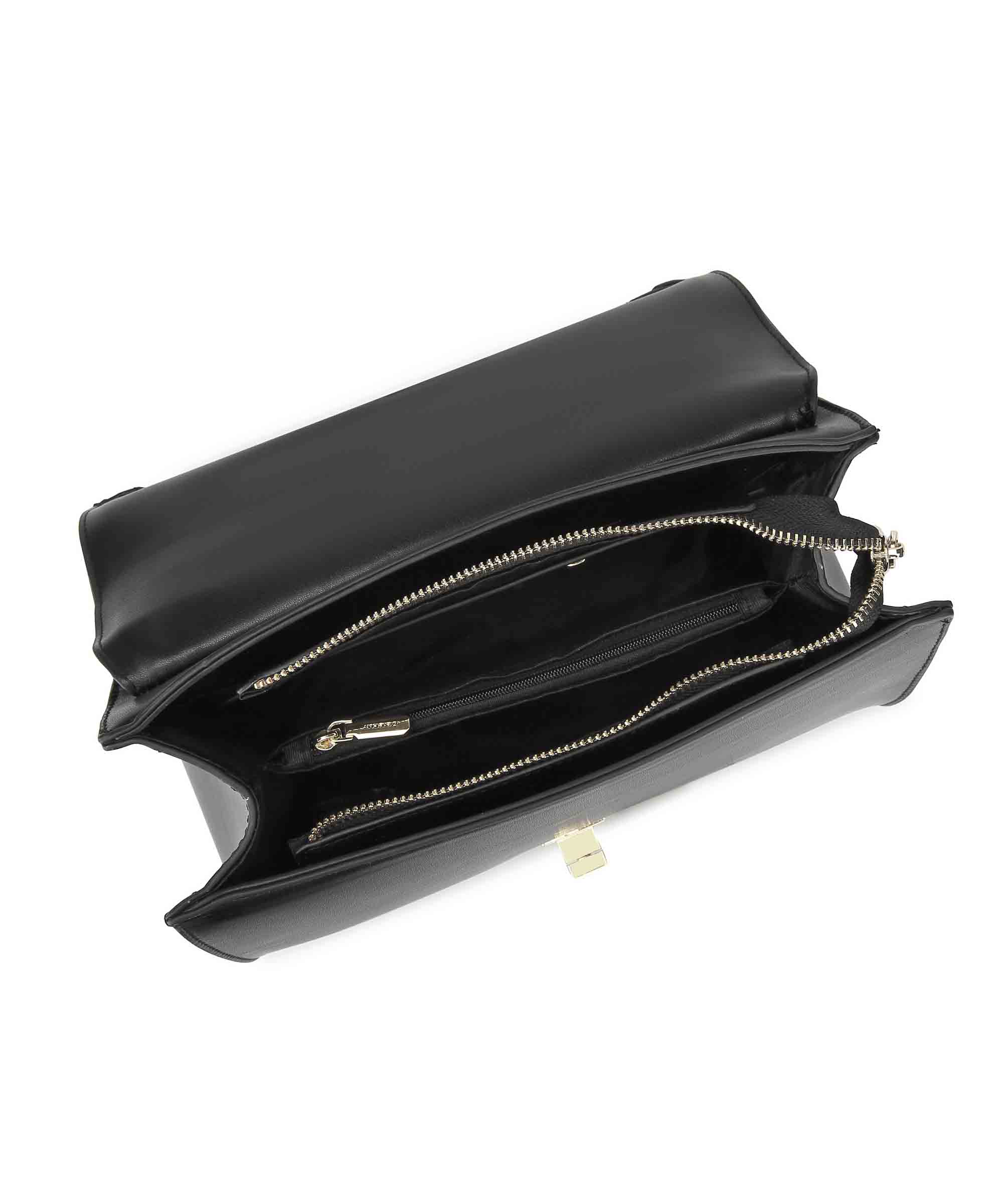 Stylish Top-Handle Bag with Quilted Detailing