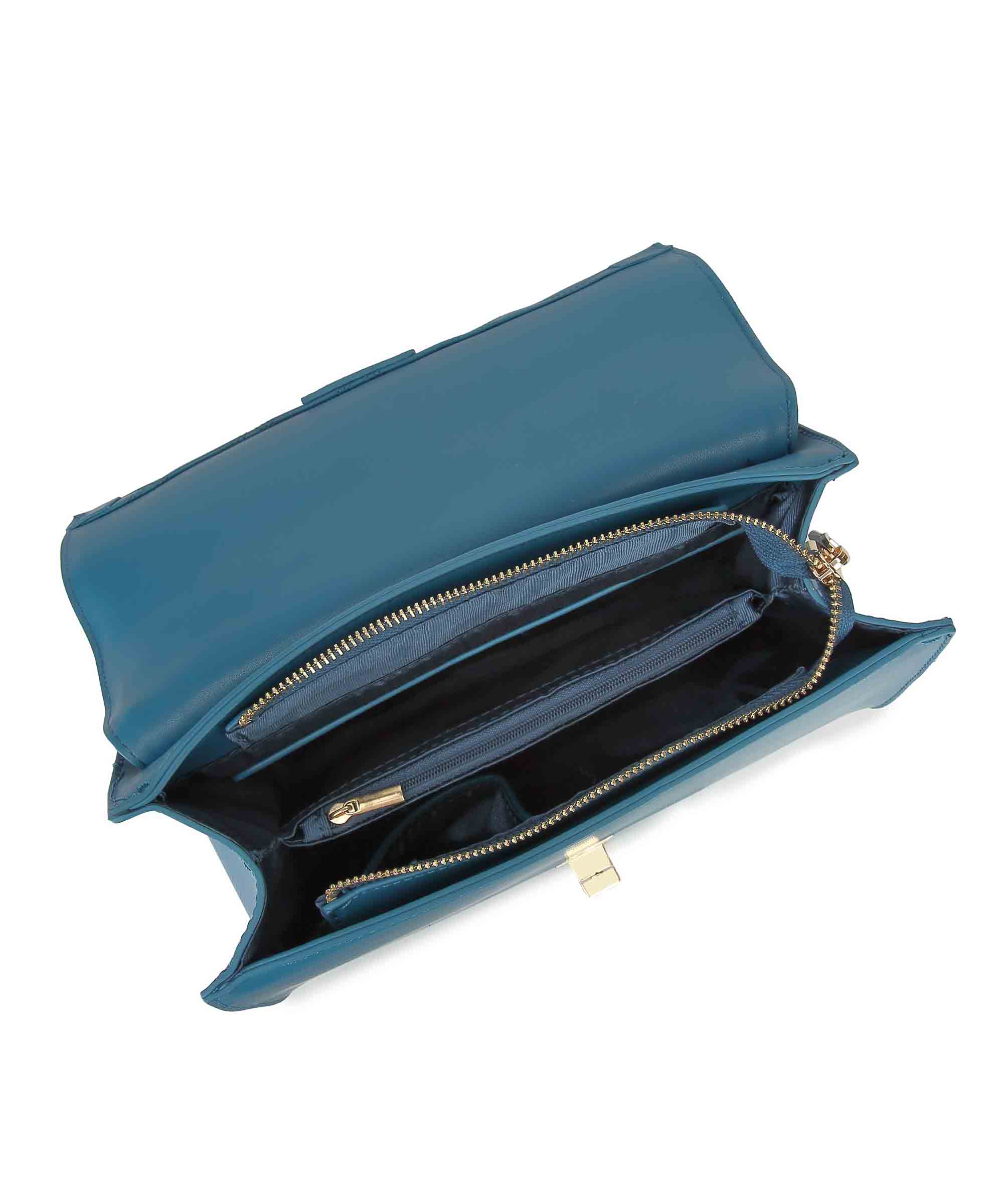 Stylish Top-Handle Bag with Quilted Detailing