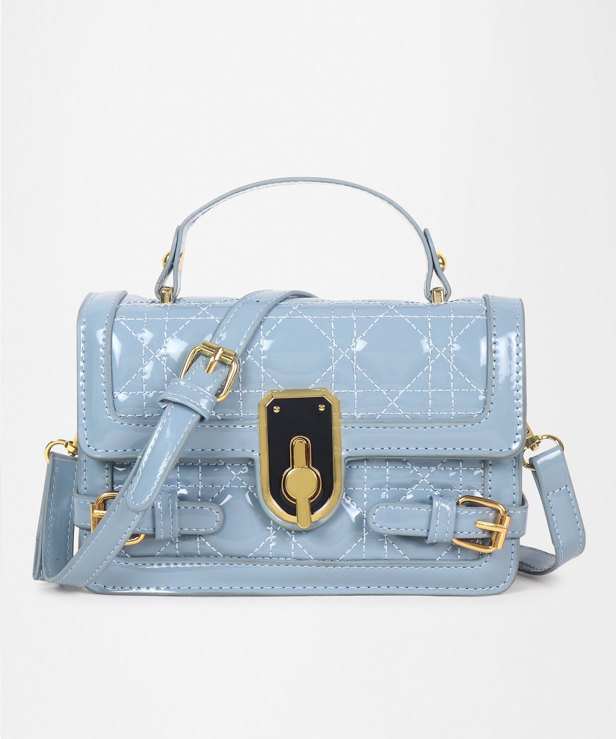 Filauri Quilted Buckle Handbag