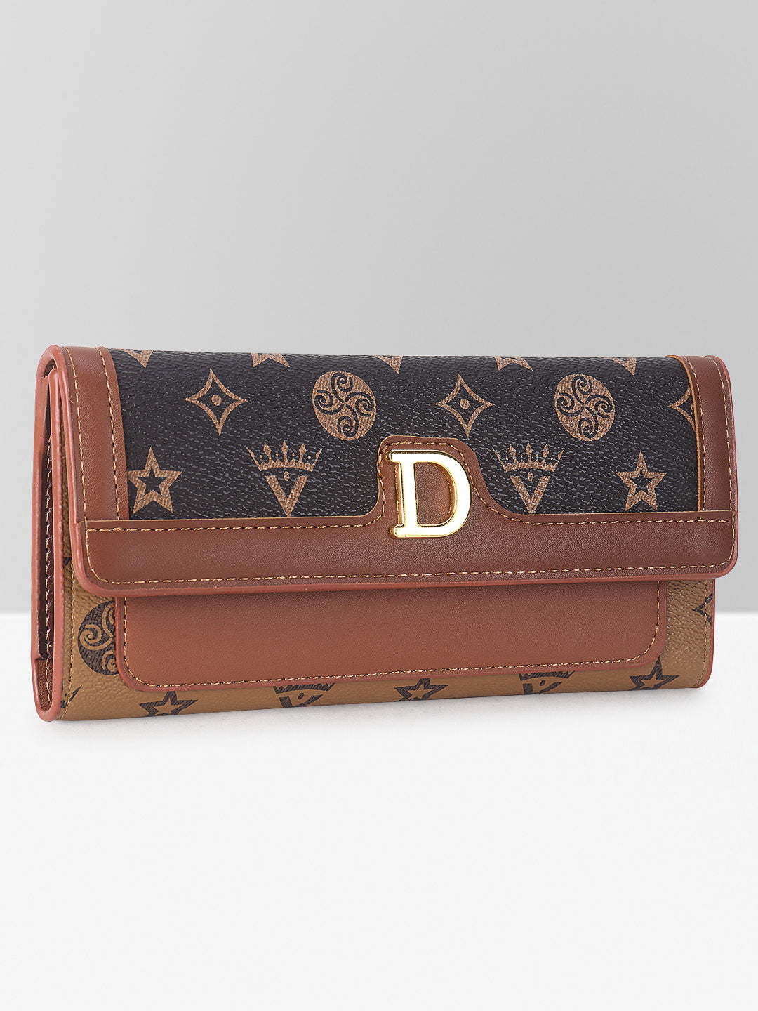 Filauri Elegant D-Pattern Clutch Wallet