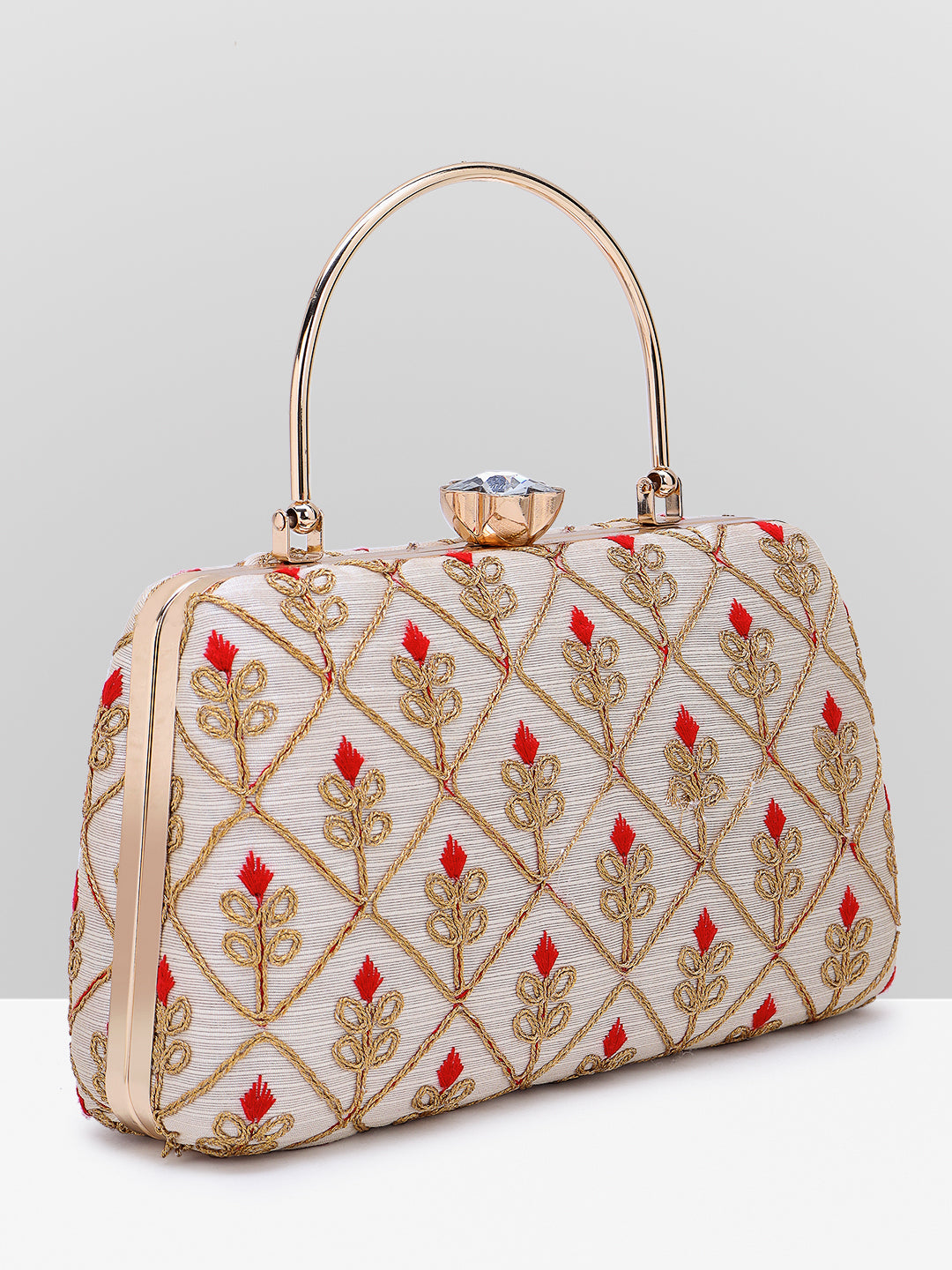 Filauri EleganceEmbrace Floral Clutch