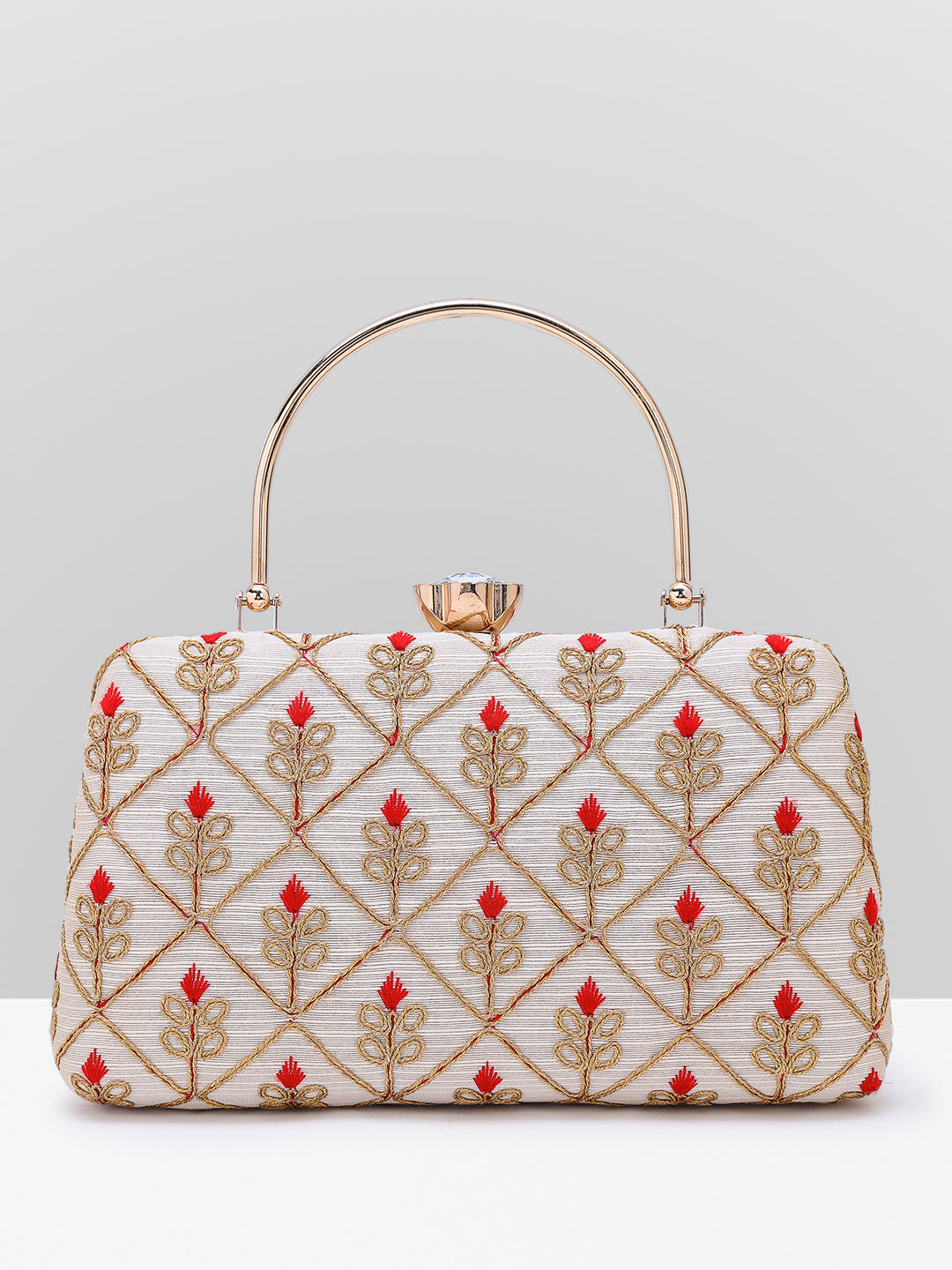 Filauri EleganceEmbrace Floral Clutch
