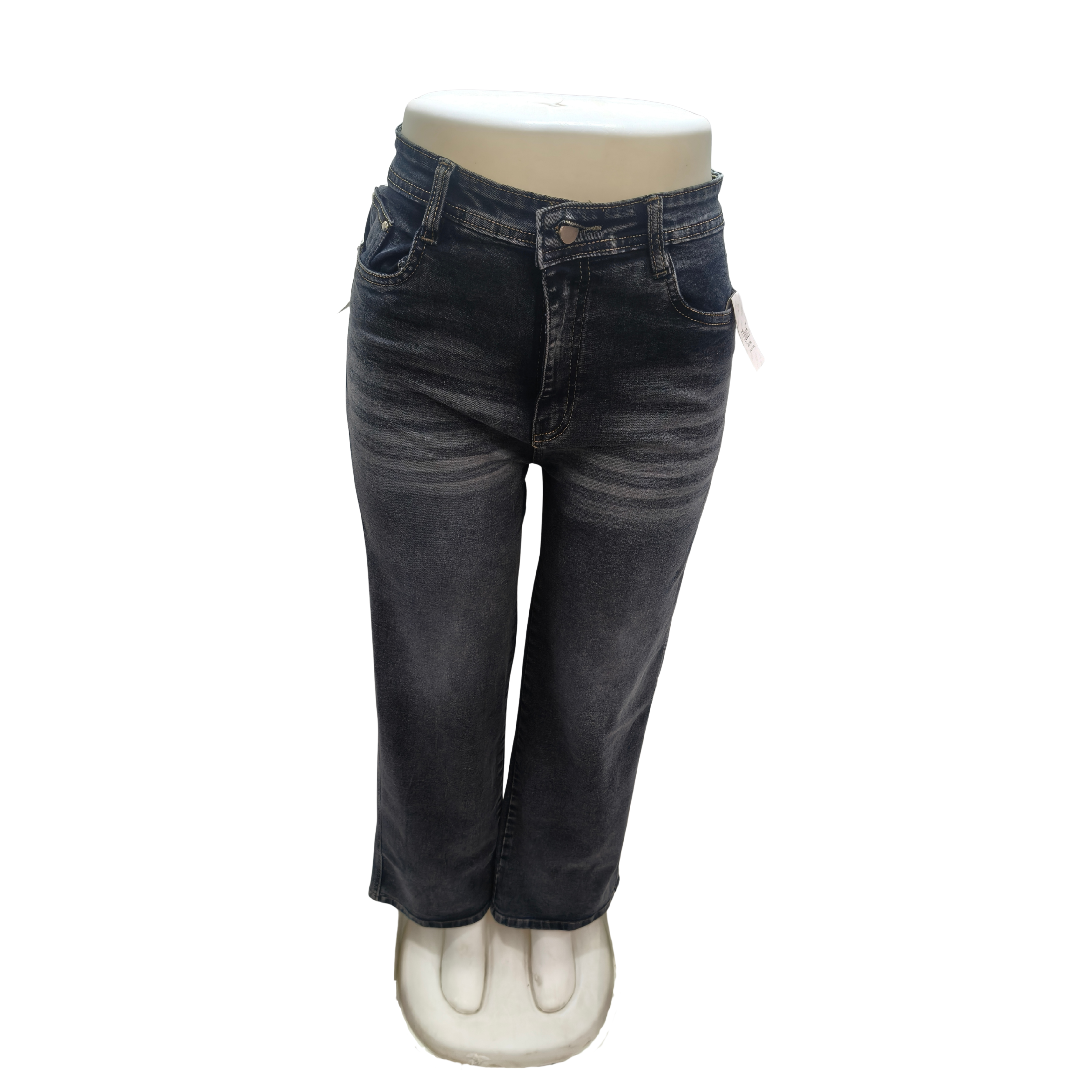 Filauri Women's Dark Wash High Rise Straight Fit Jeans