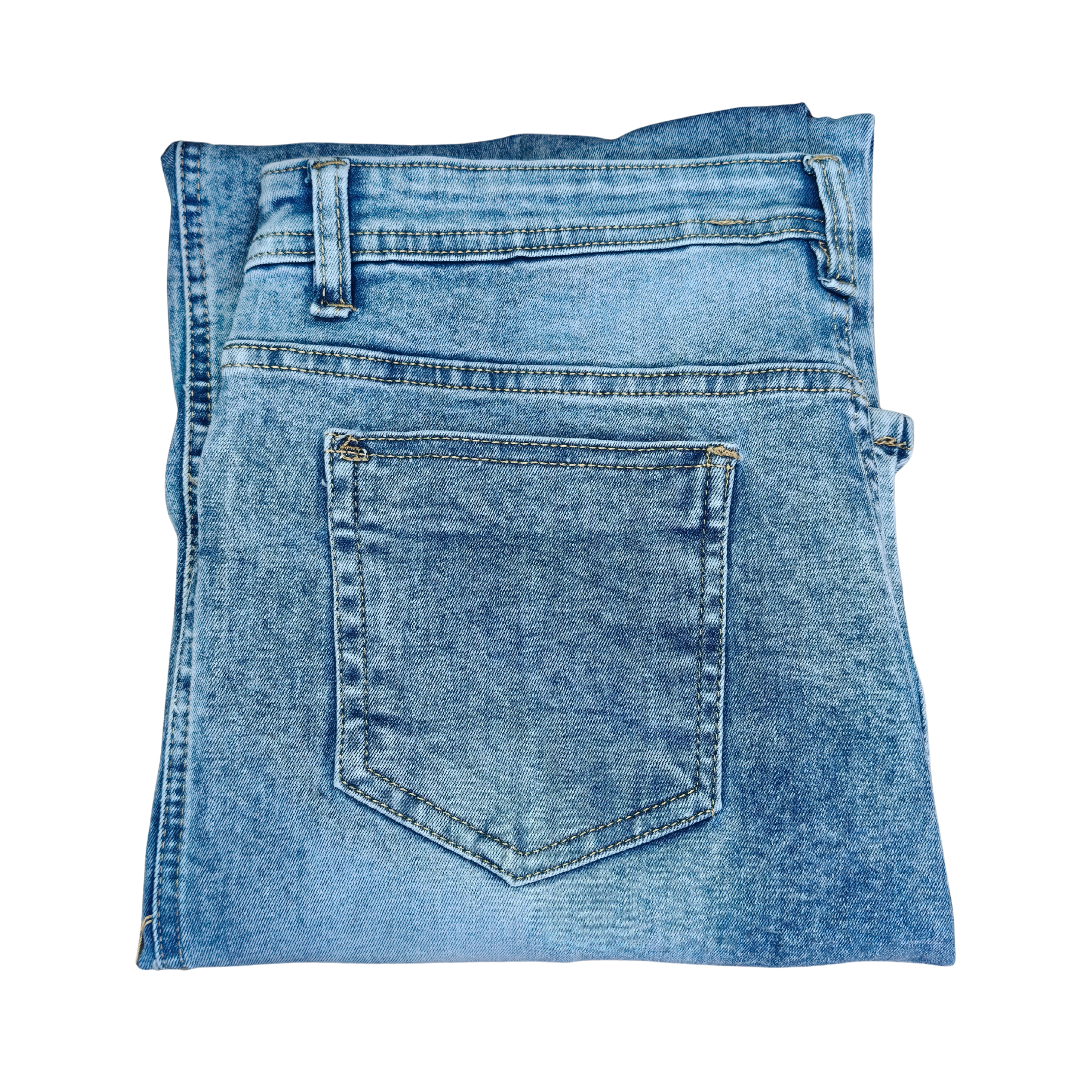 Filauri Women's Light Blue High Rise Straight Fit Jeans
