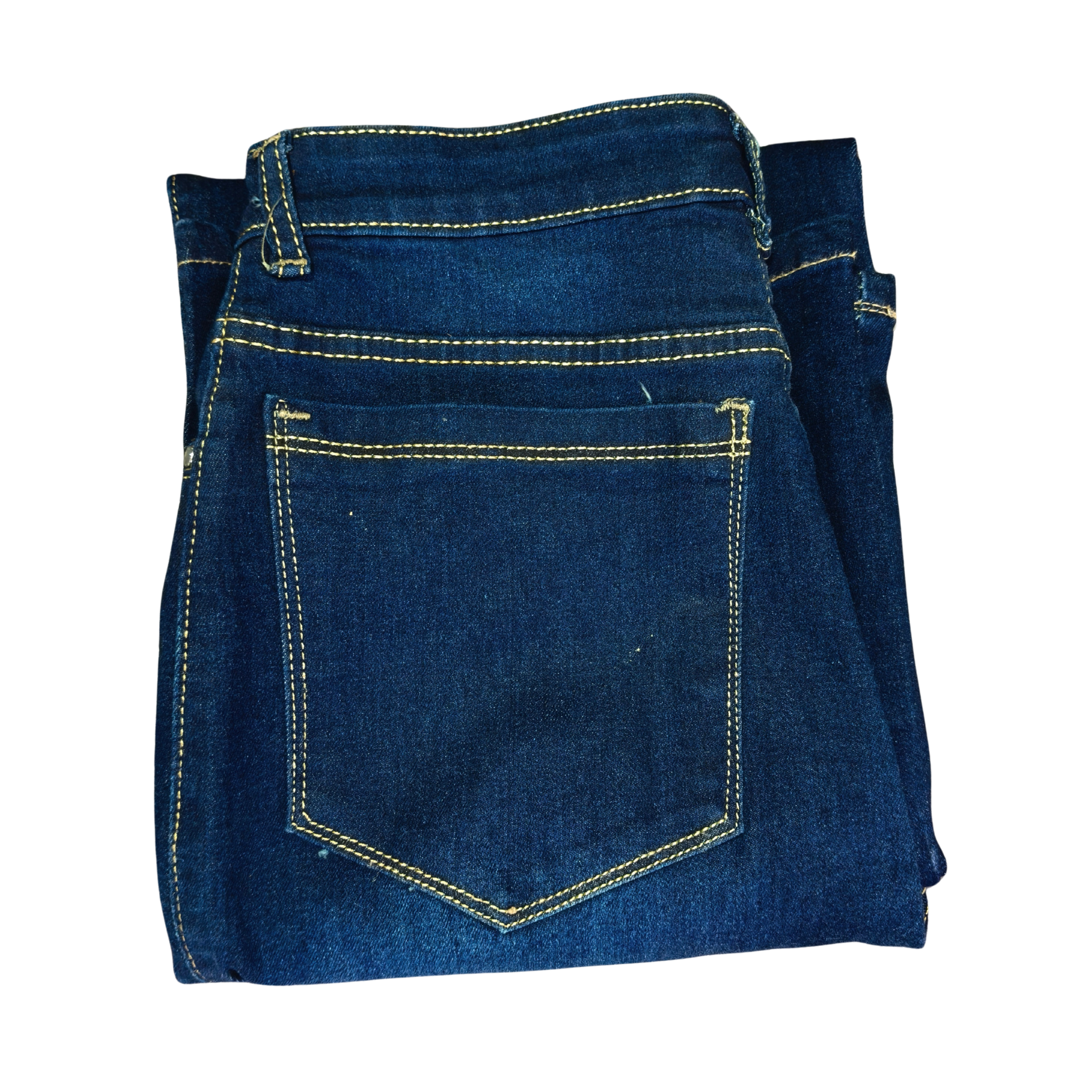 Filauri Women's Dark Blue High Rise Wide Leg Stretchable Jeans